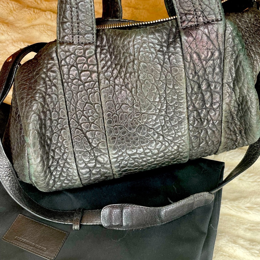 Alexander wang Rocco rose gold lambskin duffle